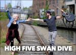 High Five Swan Dive